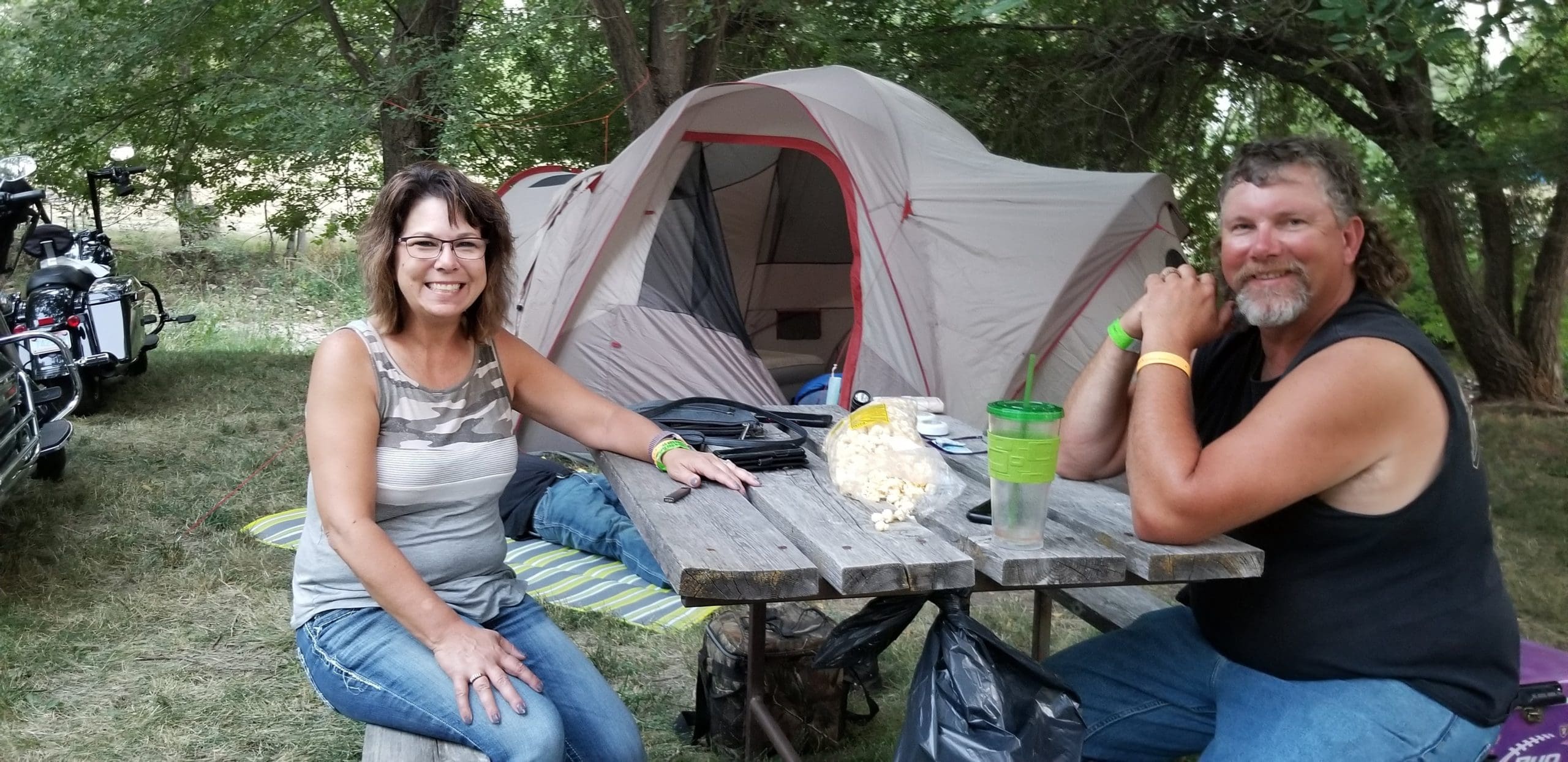 Rally Camping in Sturgis Creekside Campground Sturgis, SD