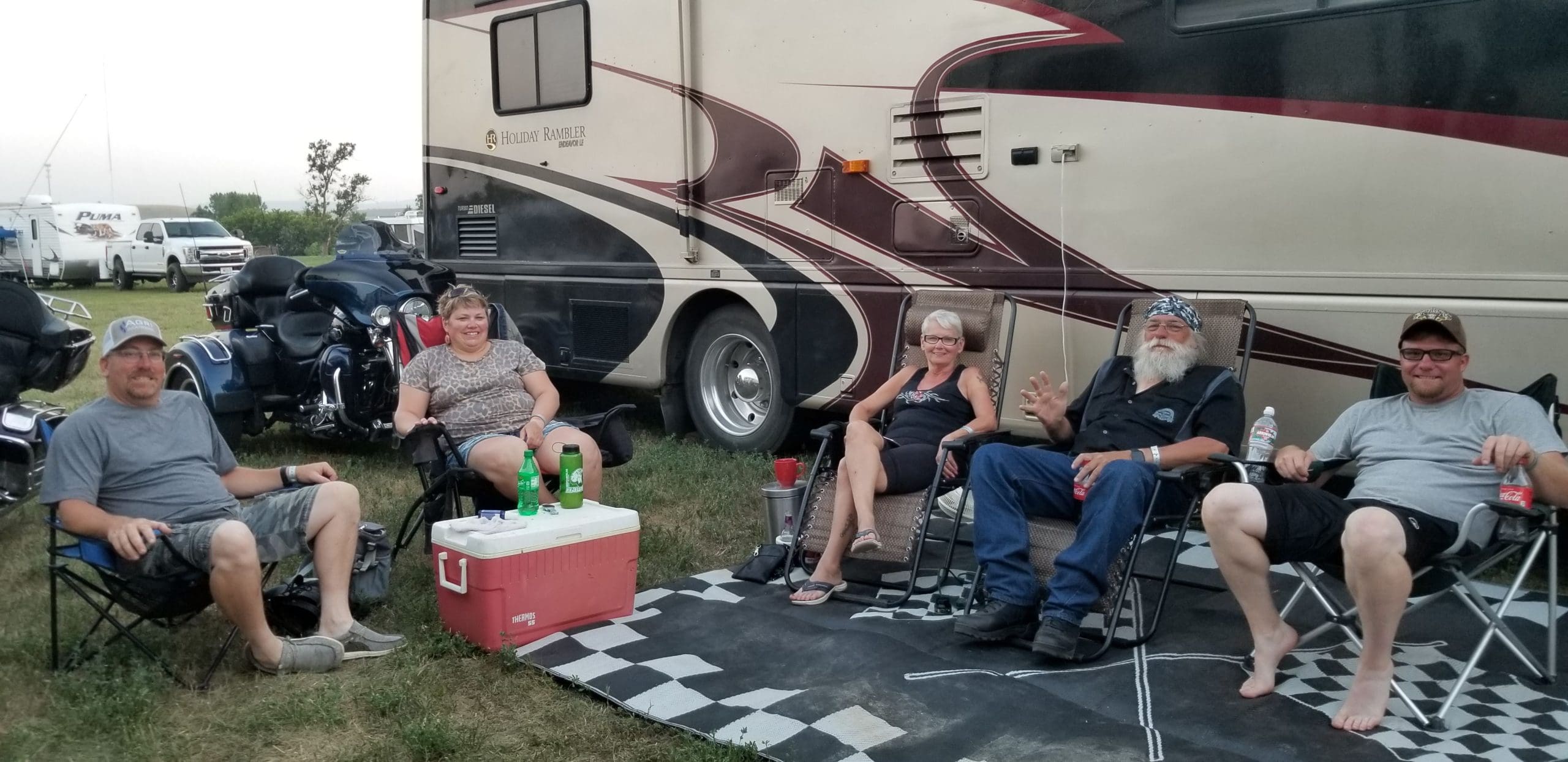 Rally Camping in Sturgis Creekside Campground Sturgis, SD