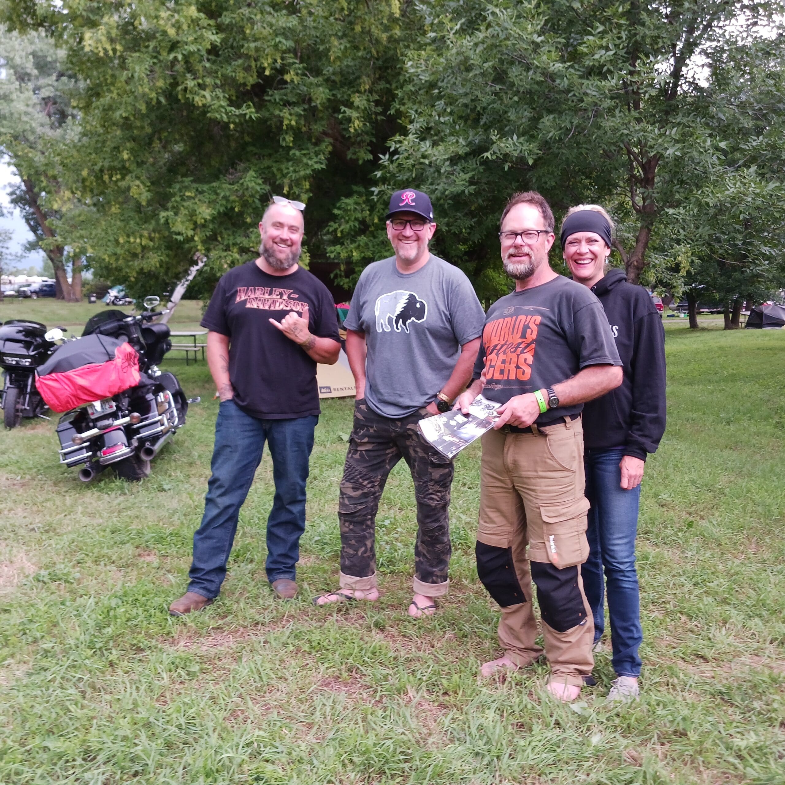 Rally Camping in Sturgis Creekside Campground Sturgis, SD